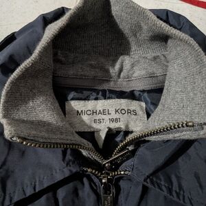 Michael Kors Men's Dark Blue Windbreaker